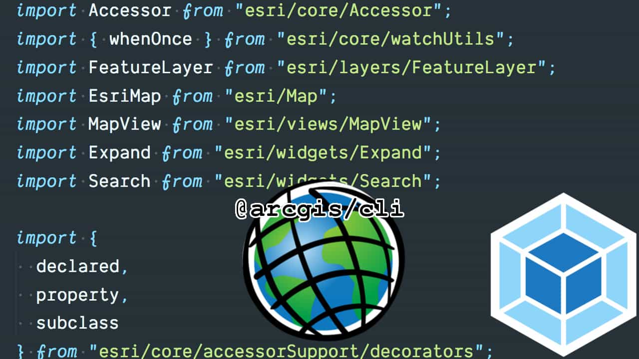 Build apps with the @arcgis/cli