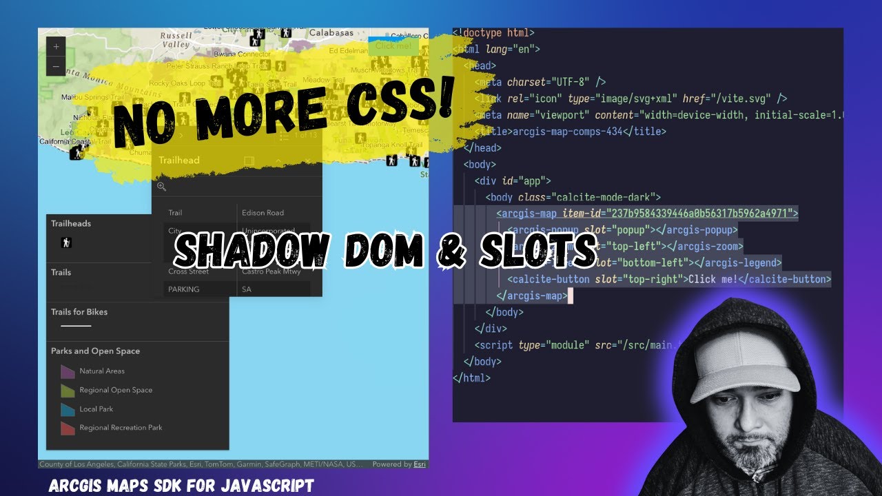 odoenet - Shadow DOM and Slots in ArcGIS Map Components