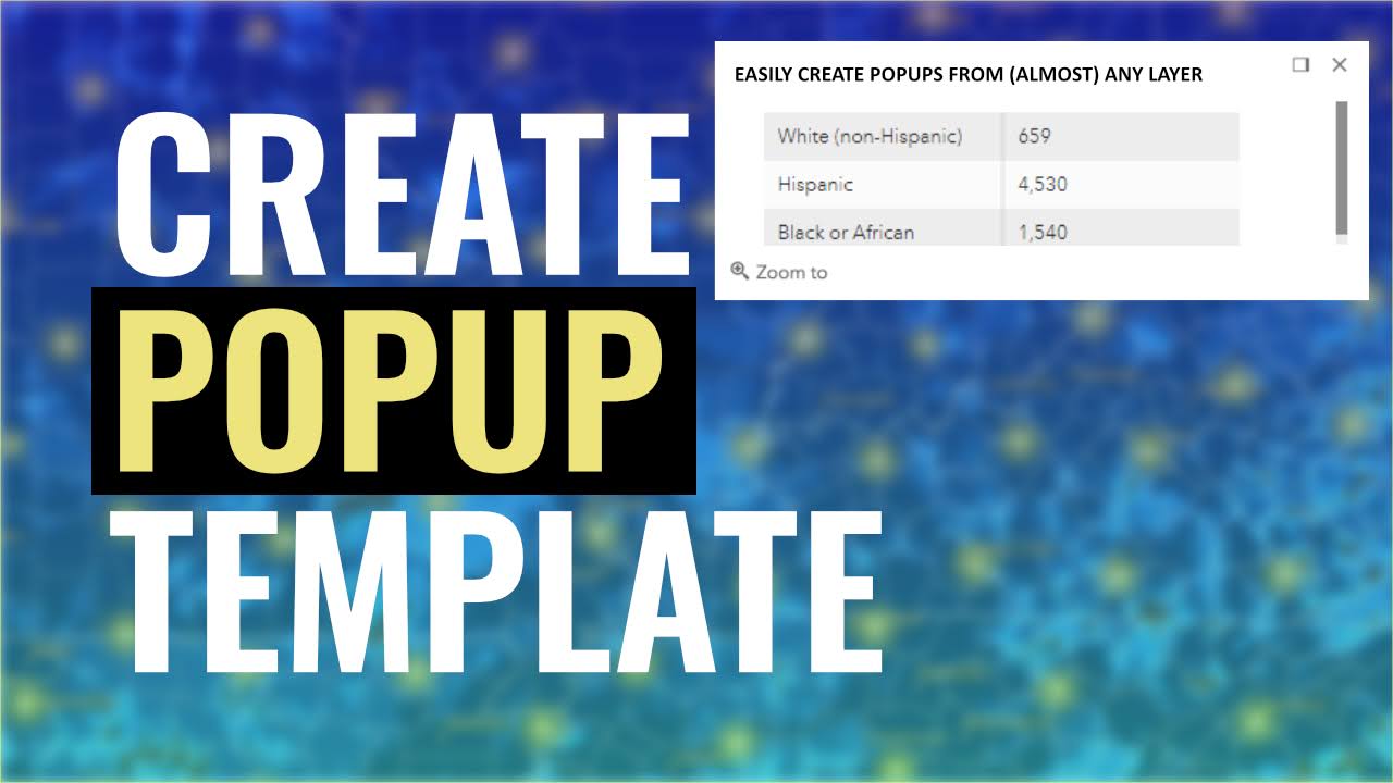Create Popup Template